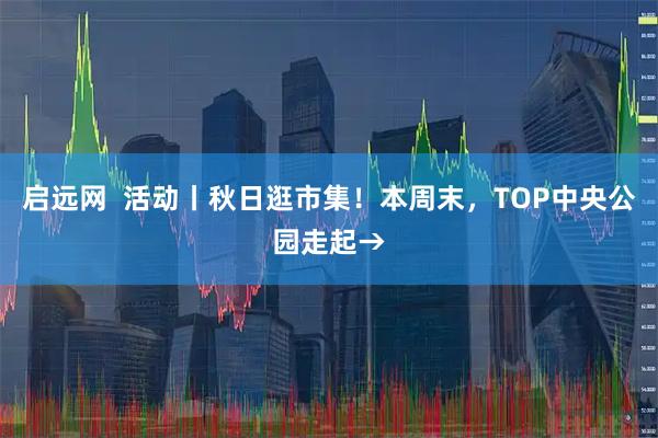 启远网  活动丨秋日逛市集！本周末，TOP中央公园走起→